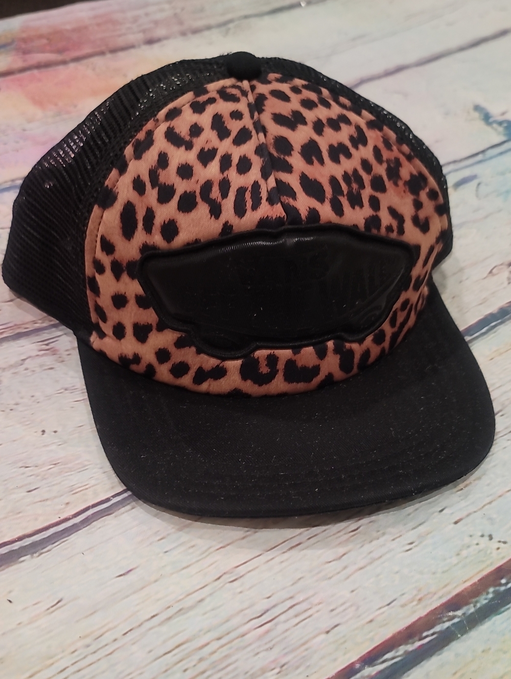 Trucker Vans Leopard Hat
